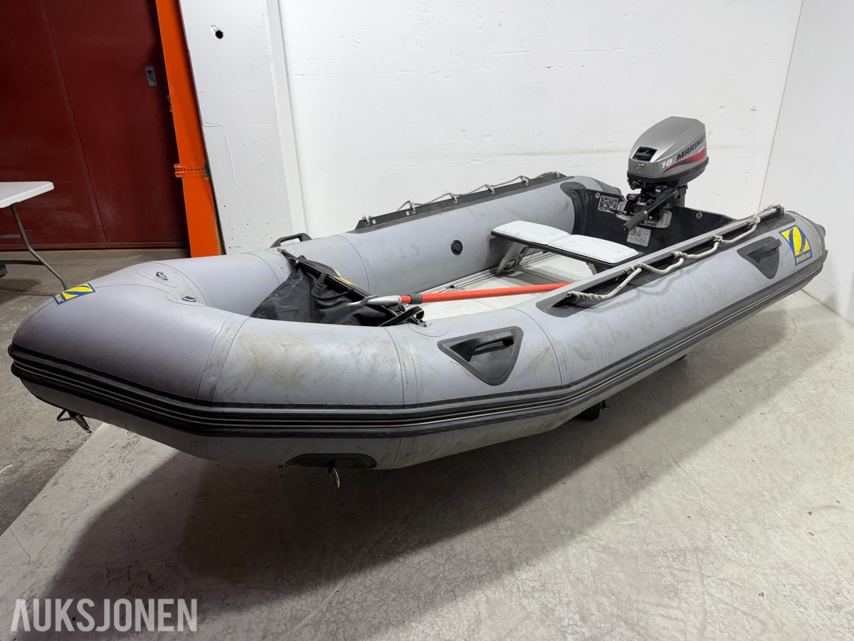 2004 Zodiac MK1 Touring S båt med 10 HK motor