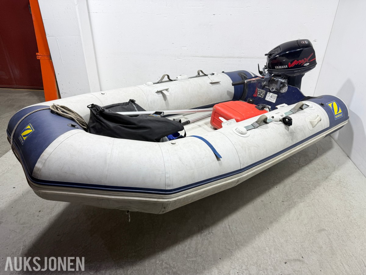 Zodiac C310S båt med 9,9 HK motor