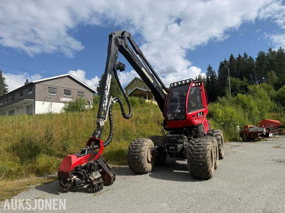 2018 Komatsu 911 Hogstmaskin 1 eier 14855Timer C123 Aggregat
