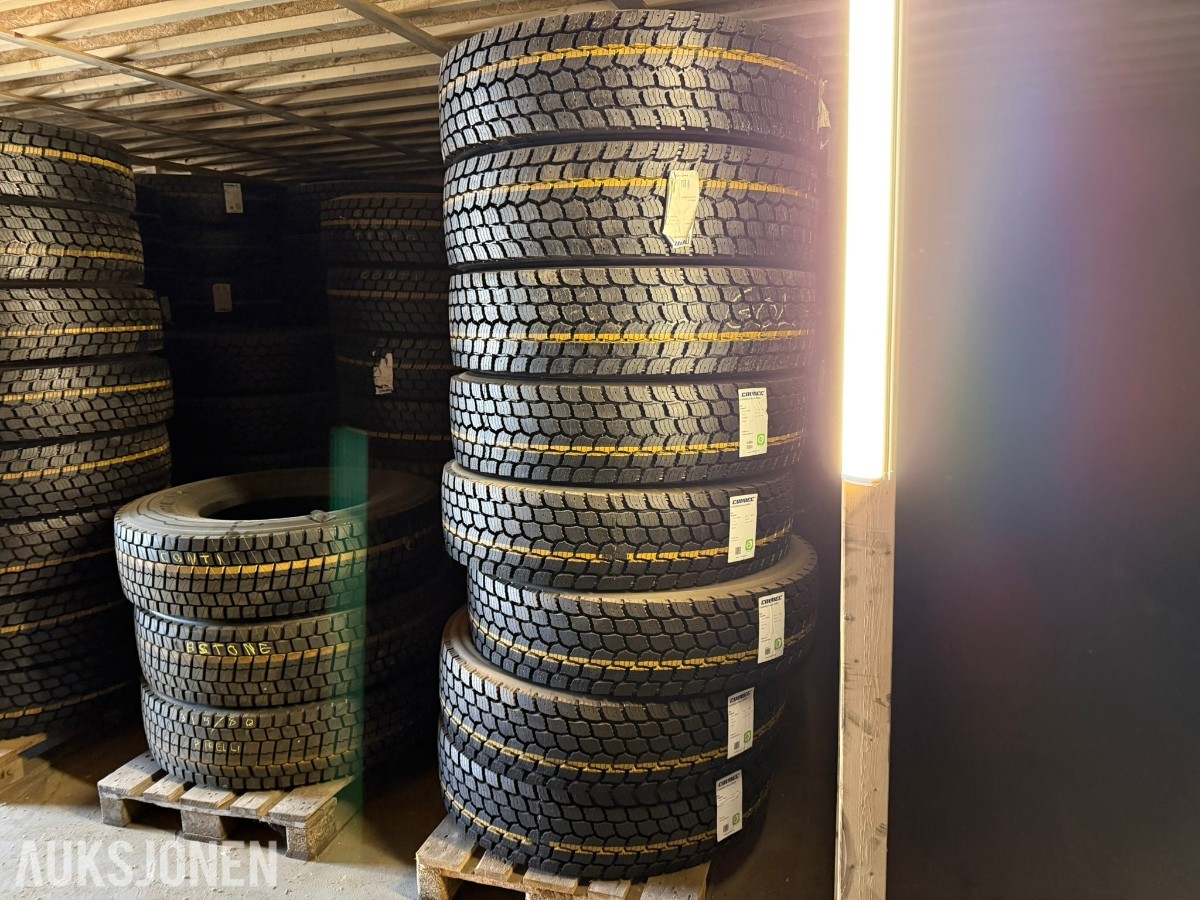 8 stk. nye Boss BWE2 lastebildekk – 315/80 R22.5