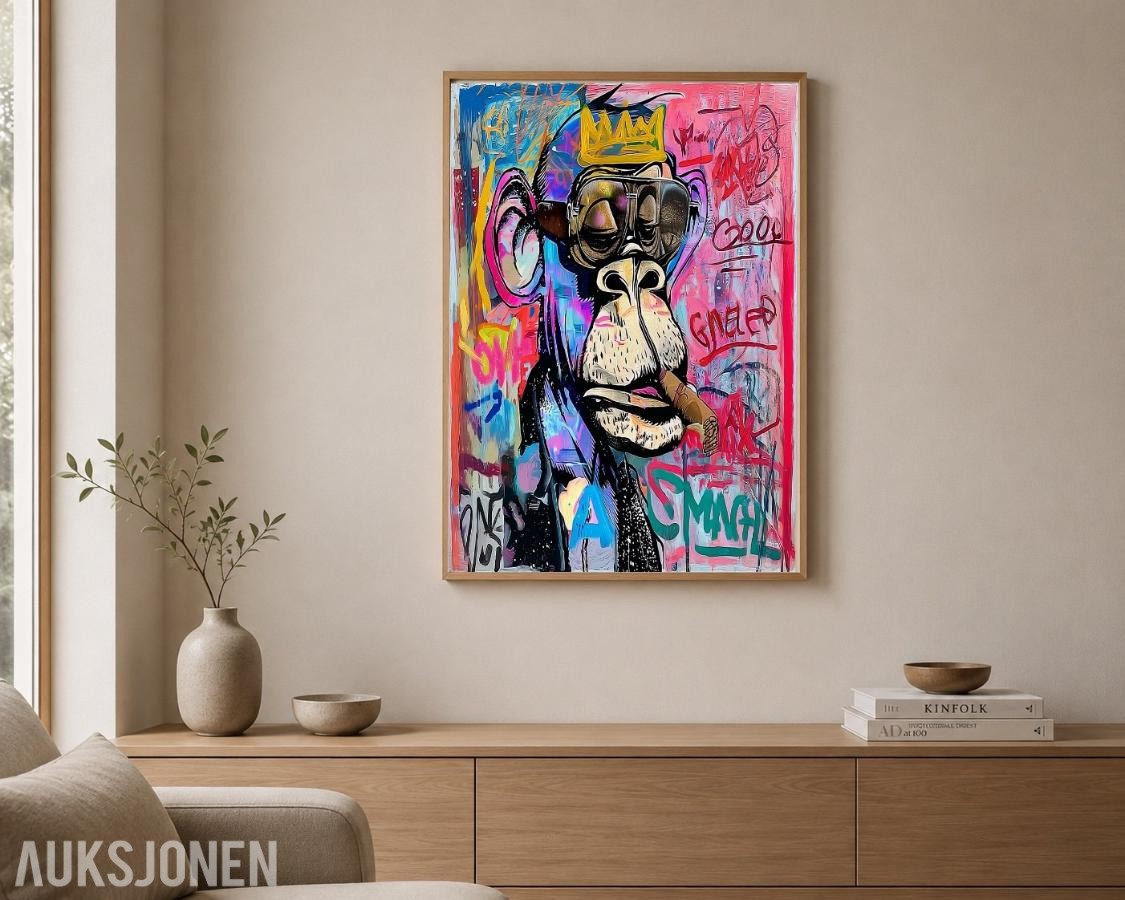 Graffiti / street art kunst - 5 ulike