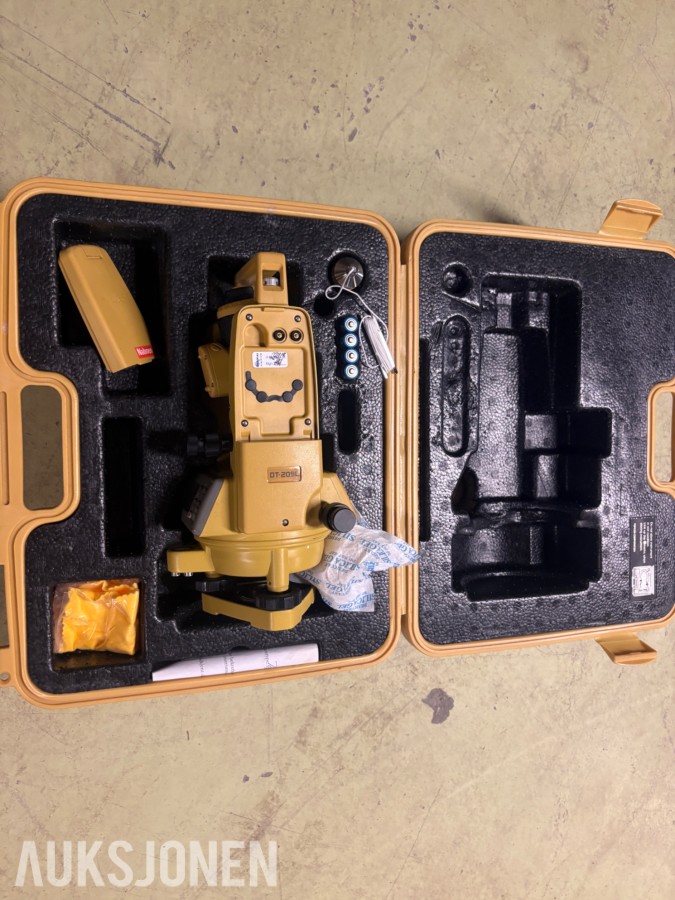 Topcon DT-209L digital laserteodolitt med transportkoffert