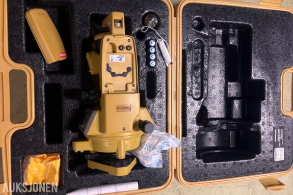 Topcon DT-209L digital laserteodolitt med transportkoffert