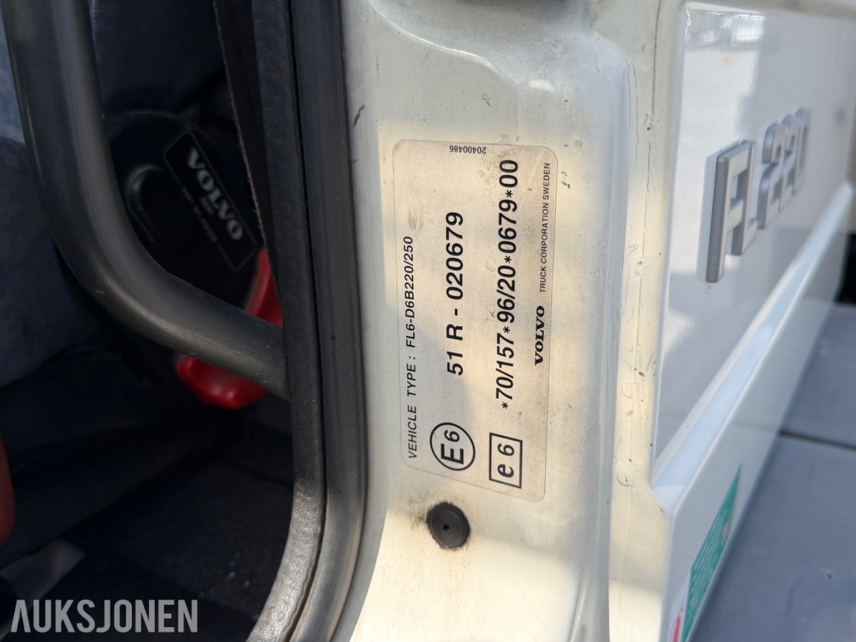 2001 Volvo Vema FL6, 17 meter E-verk Teleskoplift