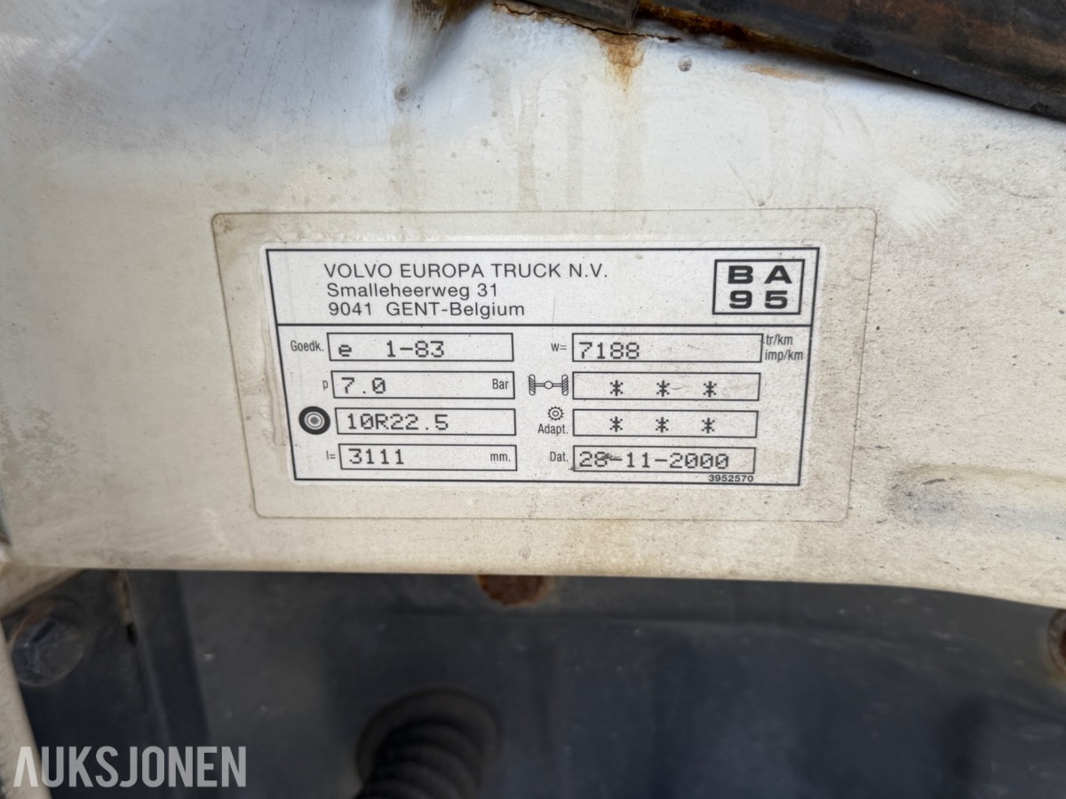 2001 Volvo Vema FL6, 17 meter E-verk Teleskoplift