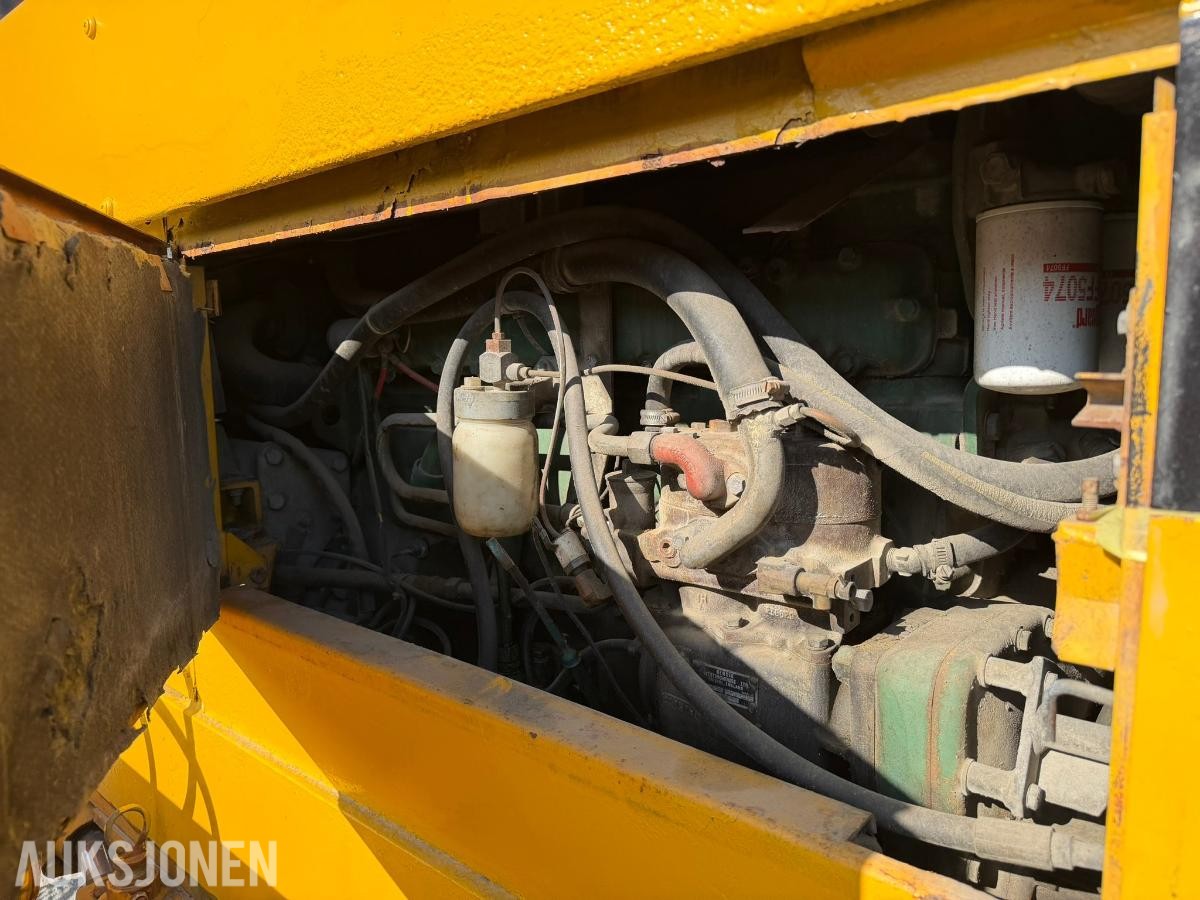 1981 Volvo BM 3500 veihøvel Gjerstad 9-fots frontskjær