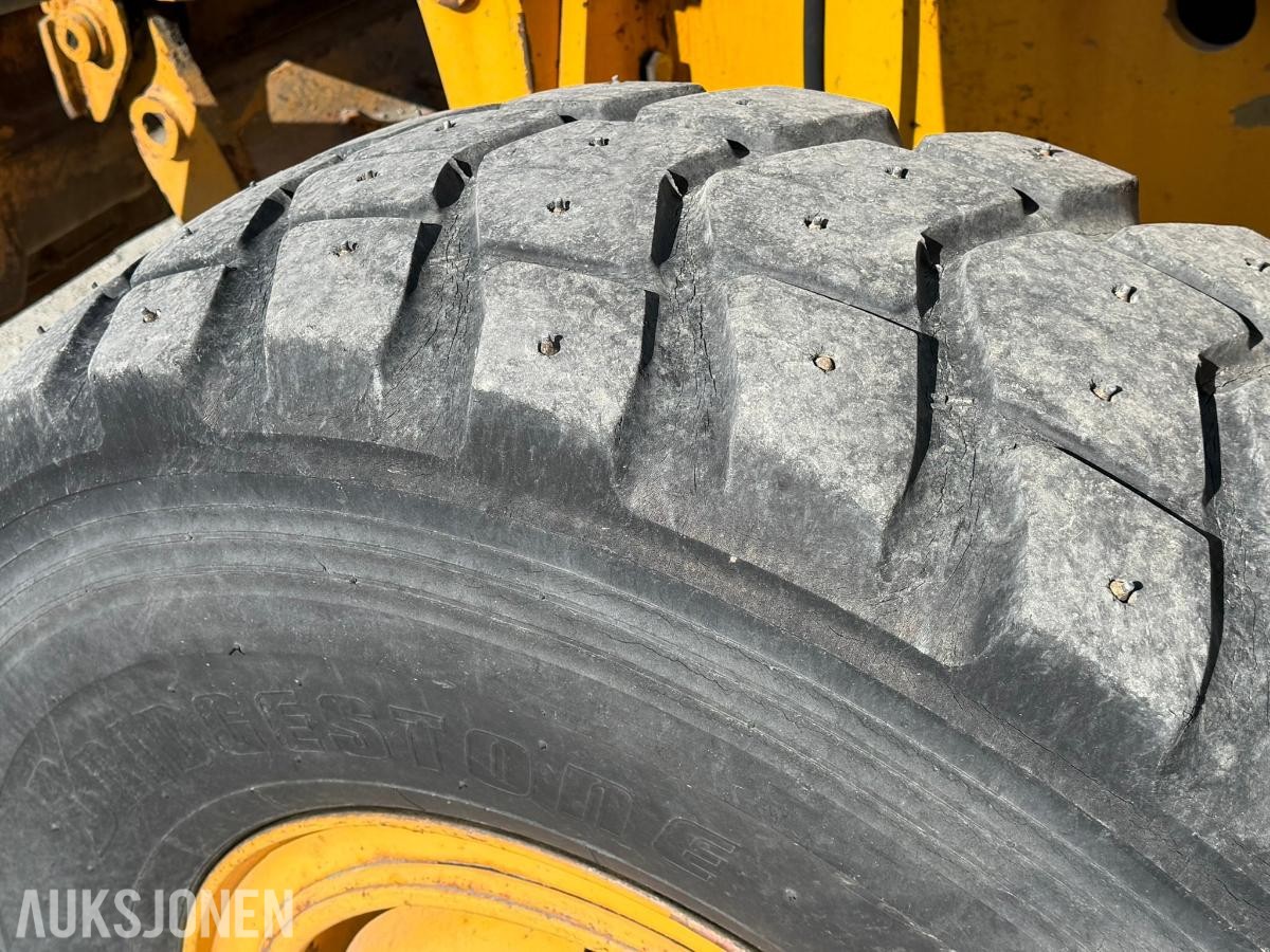 1981 Volvo BM 3500 veihøvel Gjerstad 9-fots frontskjær