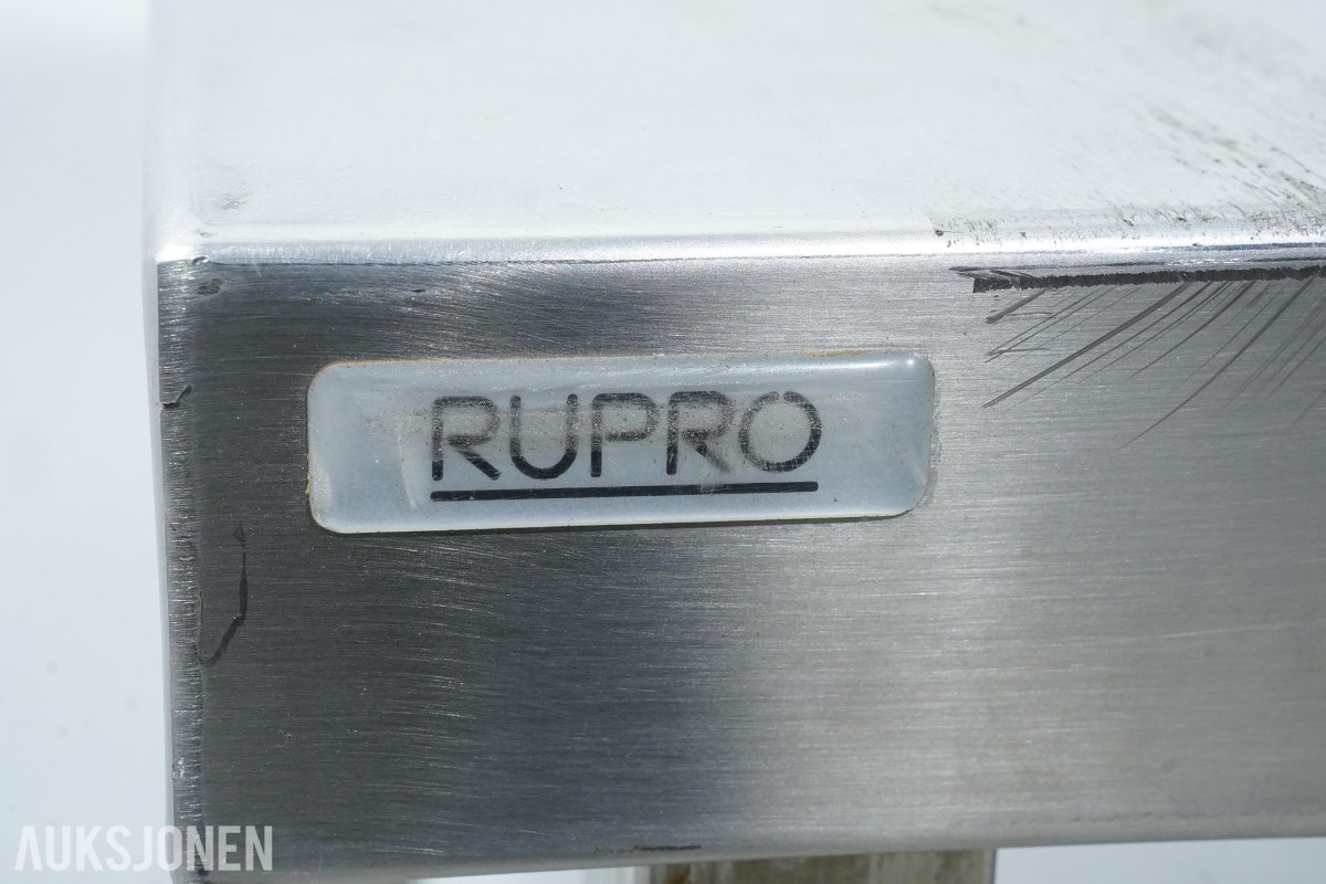 RUPRO kjøkkenbenk i rustfritt stål - 284 cm