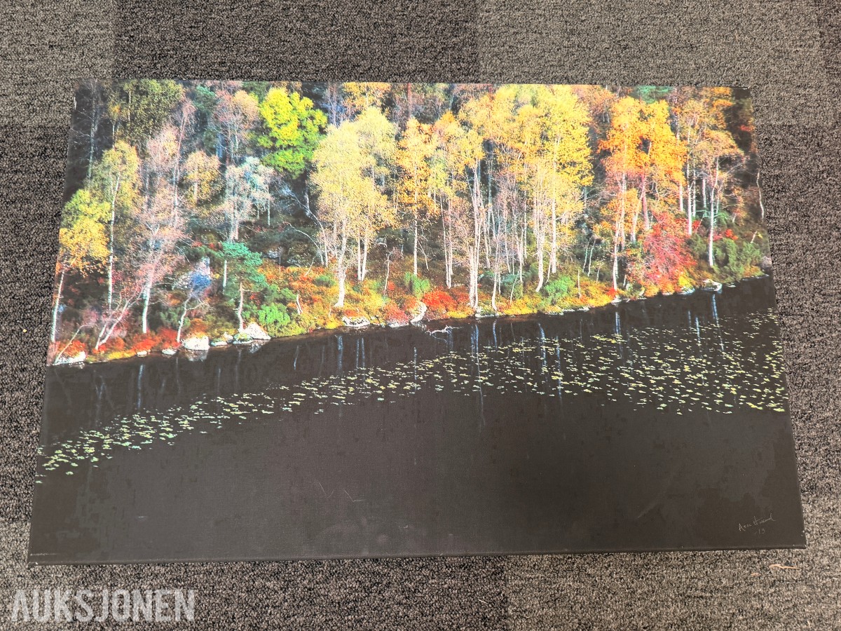Atle Helland – signert fotokunst, høstlandskap