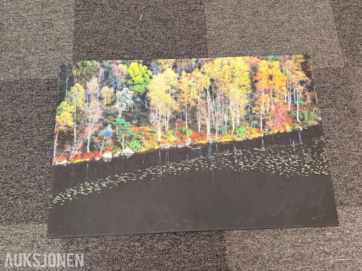 Atle Helland – signert fotokunst, høstlandskap