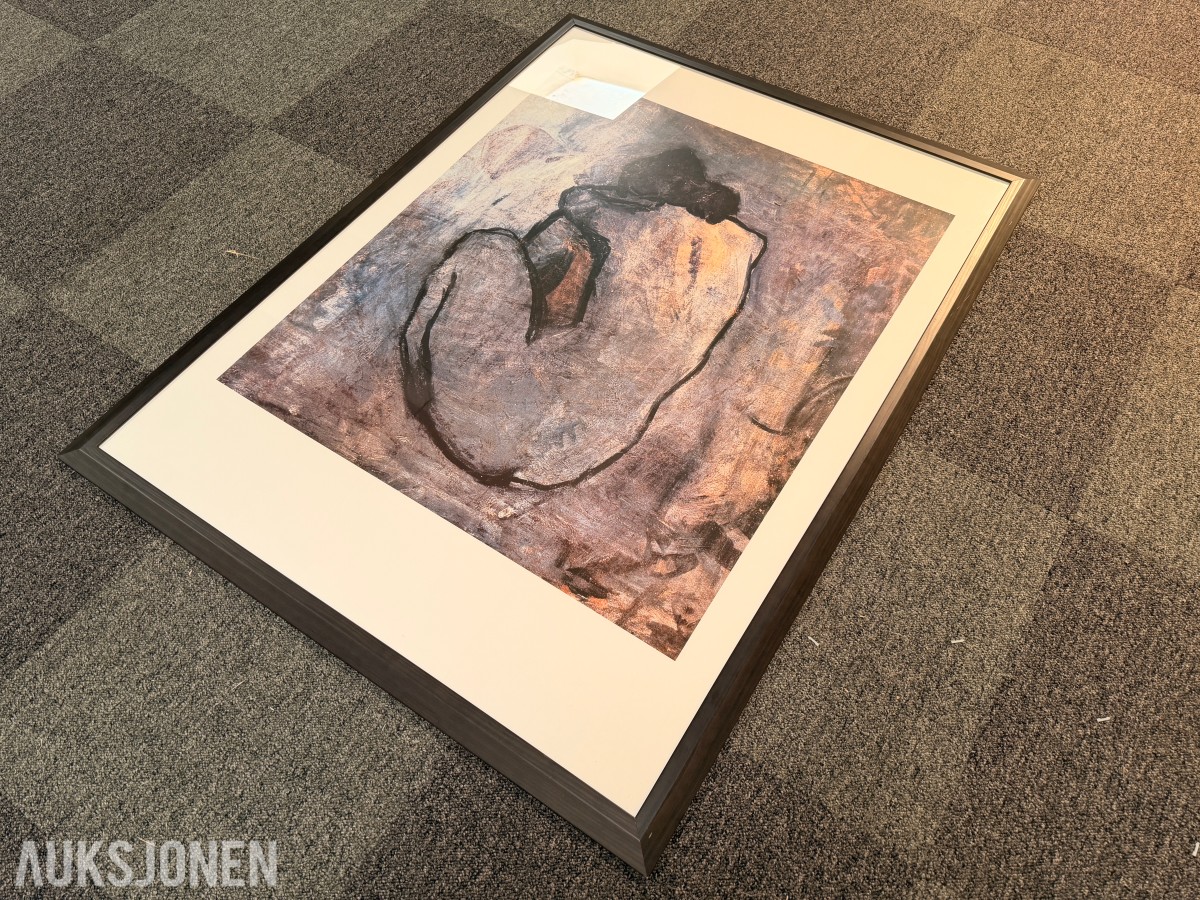 Pablo Picasso – Omfavnelsen – stort innrammet kunsttrykk