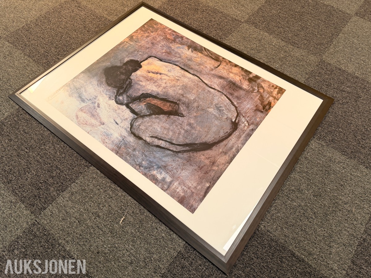Pablo Picasso – Omfavnelsen – stort innrammet kunsttrykk