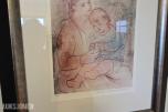 Pablo Picasso – Omfavnelsen – stort innrammet kunsttrykk