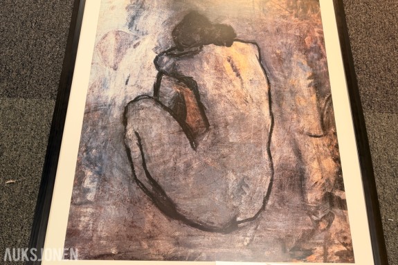 Pablo Picasso – Omfavnelsen – stort innrammet kunsttrykk