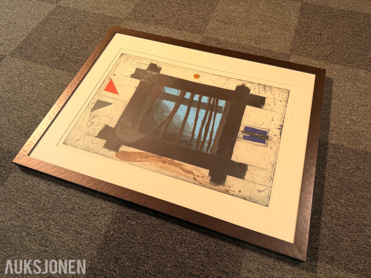 Kjell Nupen - signert grafisk verk