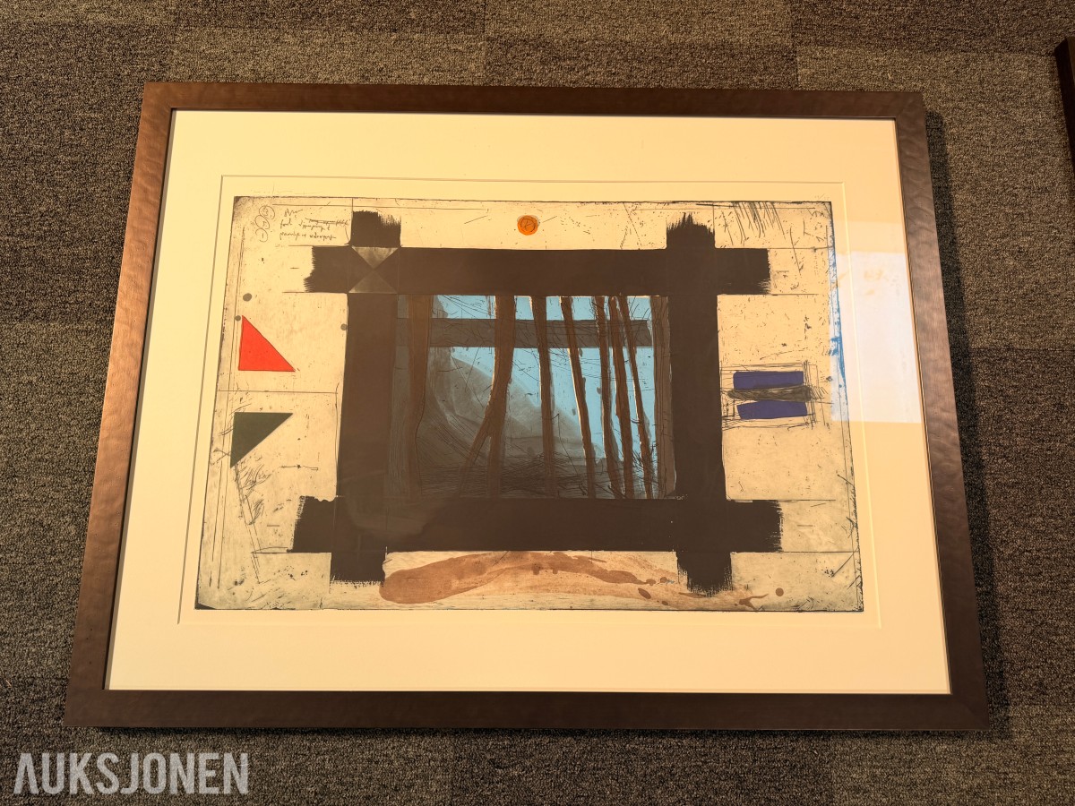Kjell Nupen - signert grafisk verk