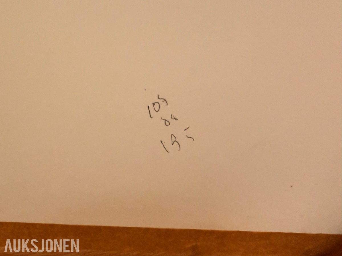 Kjell Nupen - signert grafisk verk