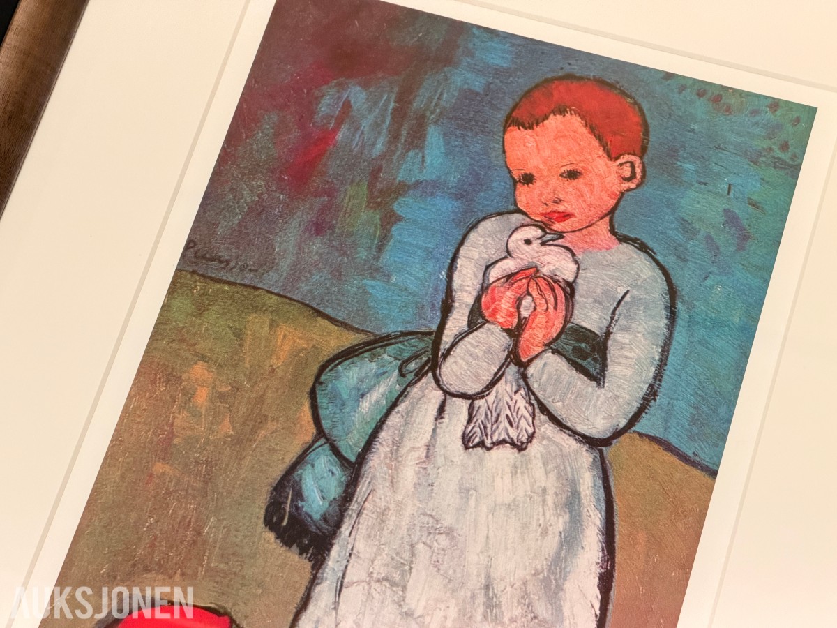Etter Pablo Picasso – Child Holding Dove