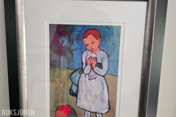 Etter Pablo Picasso – Child Holding Dove