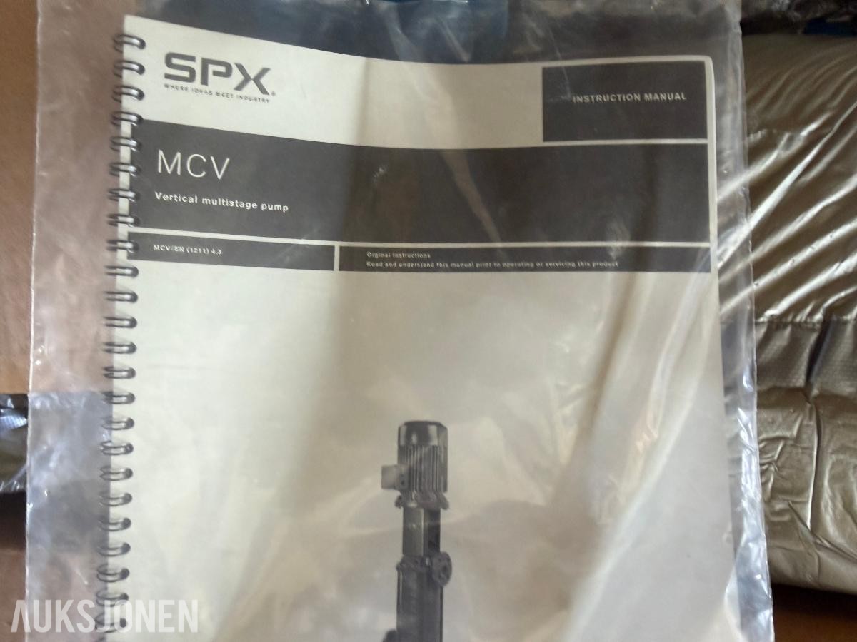 SPX Johnson Pump MCVS 14BX4-5 vertikal flertrinnspumpe