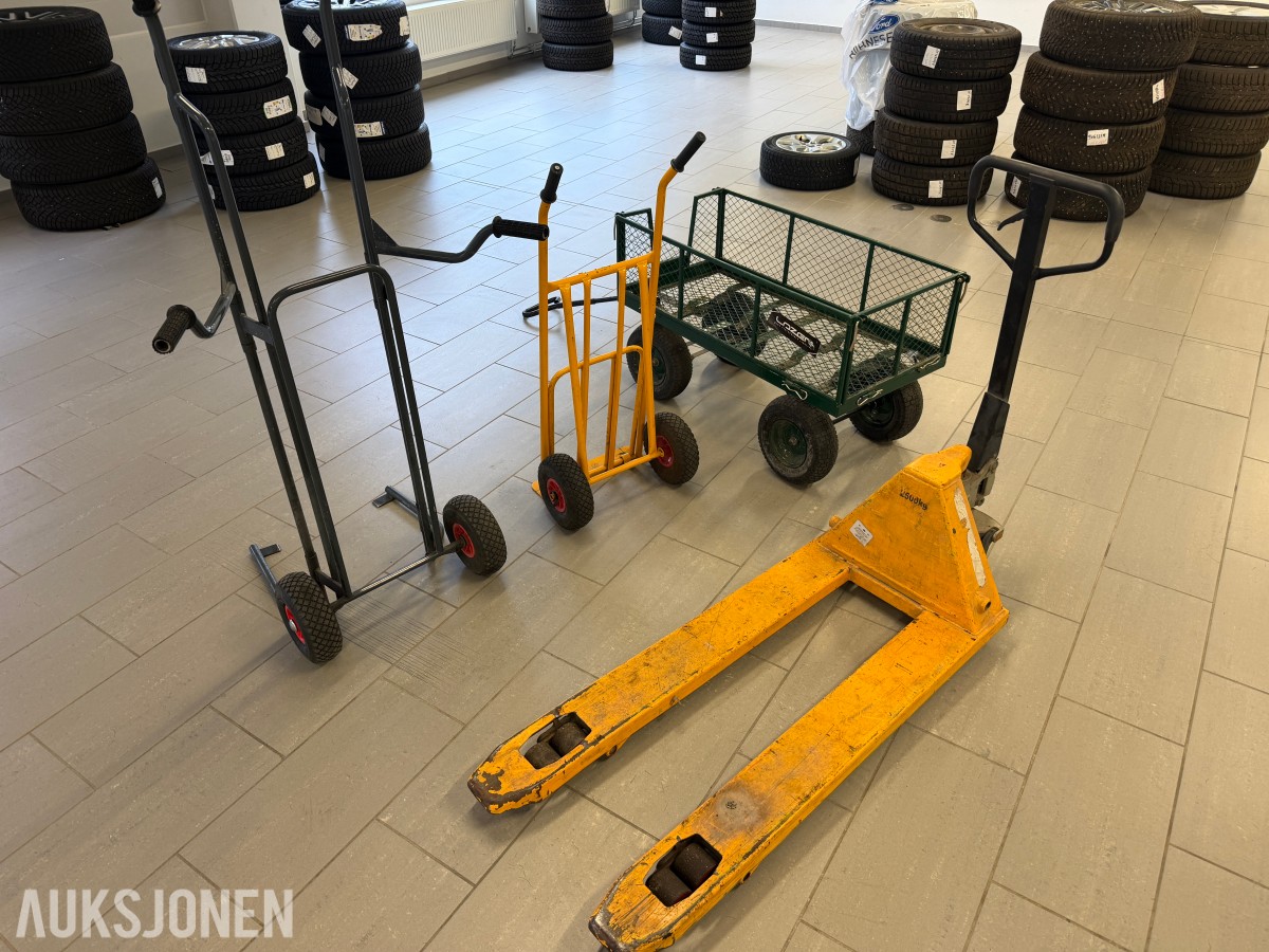 Jekketralle / dekktralle / sekketralle / hjultralle Selges samlet