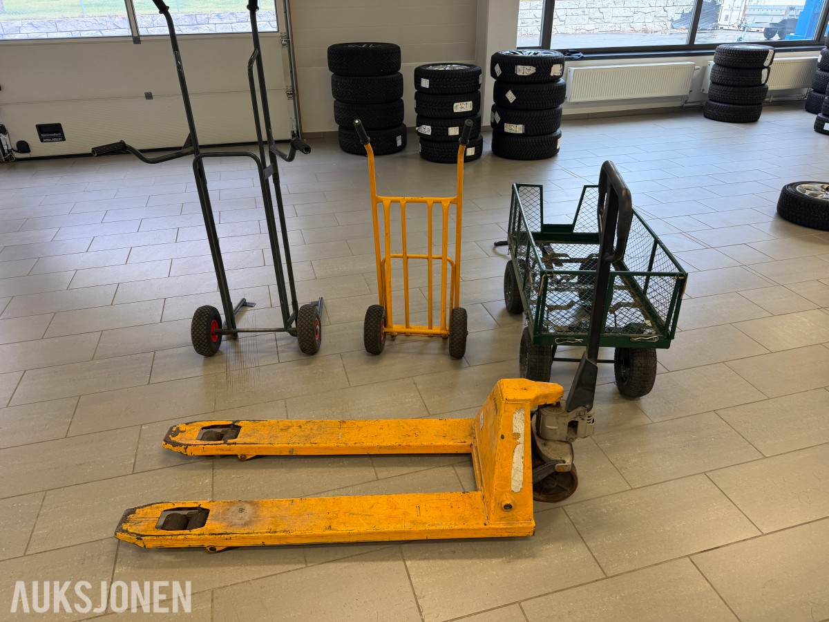 Jekketralle / dekktralle / sekketralle / hjultralle Selges samlet