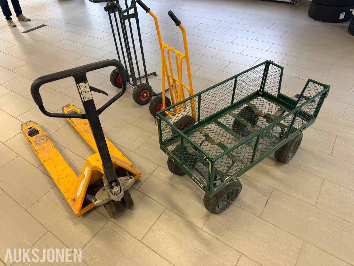 Jekketralle / dekktralle / sekketralle / hjultralle Selges samlet