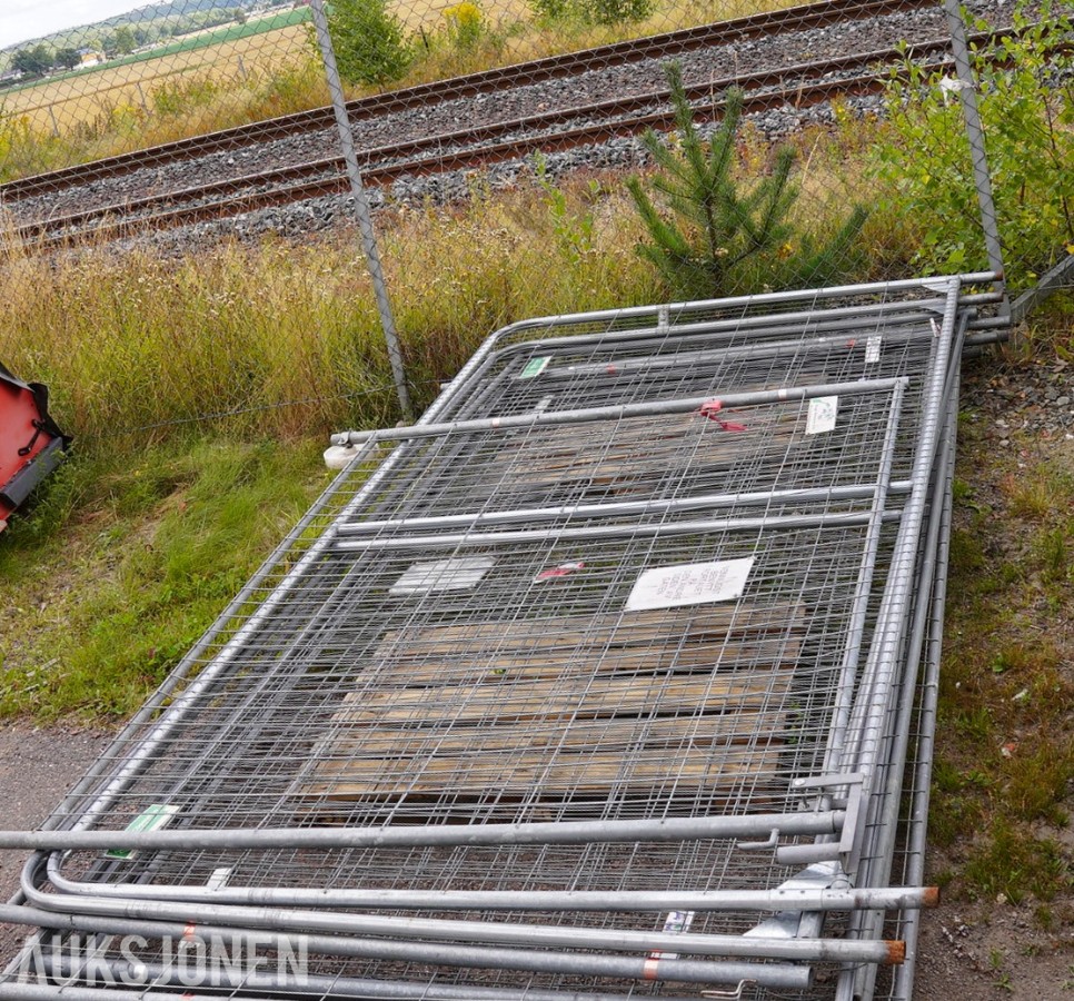 Byggegjerder / anleggsgjerder i galvanisert stål