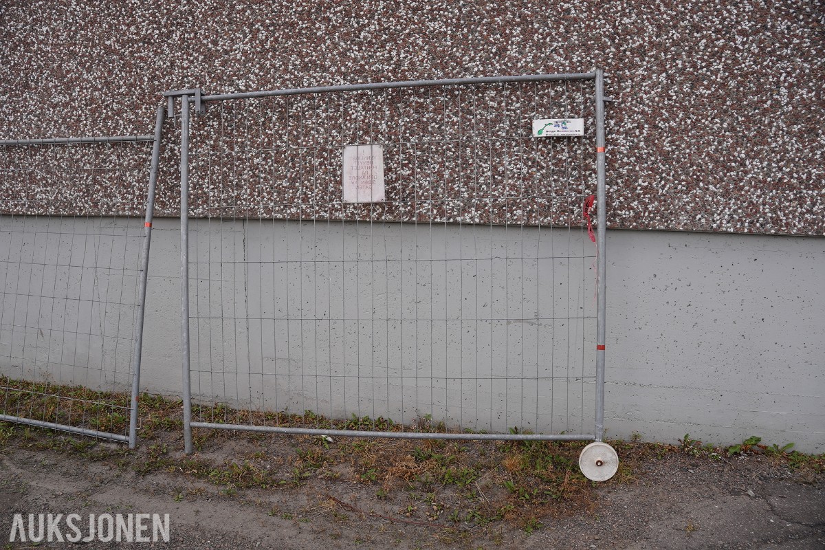 Byggegjerder / anleggsgjerder i galvanisert stål