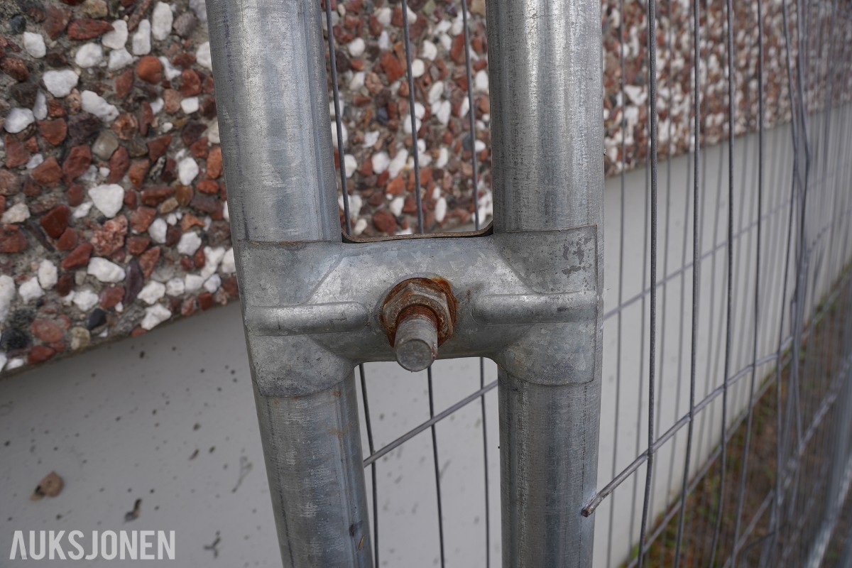 Byggegjerder / anleggsgjerder i galvanisert stål