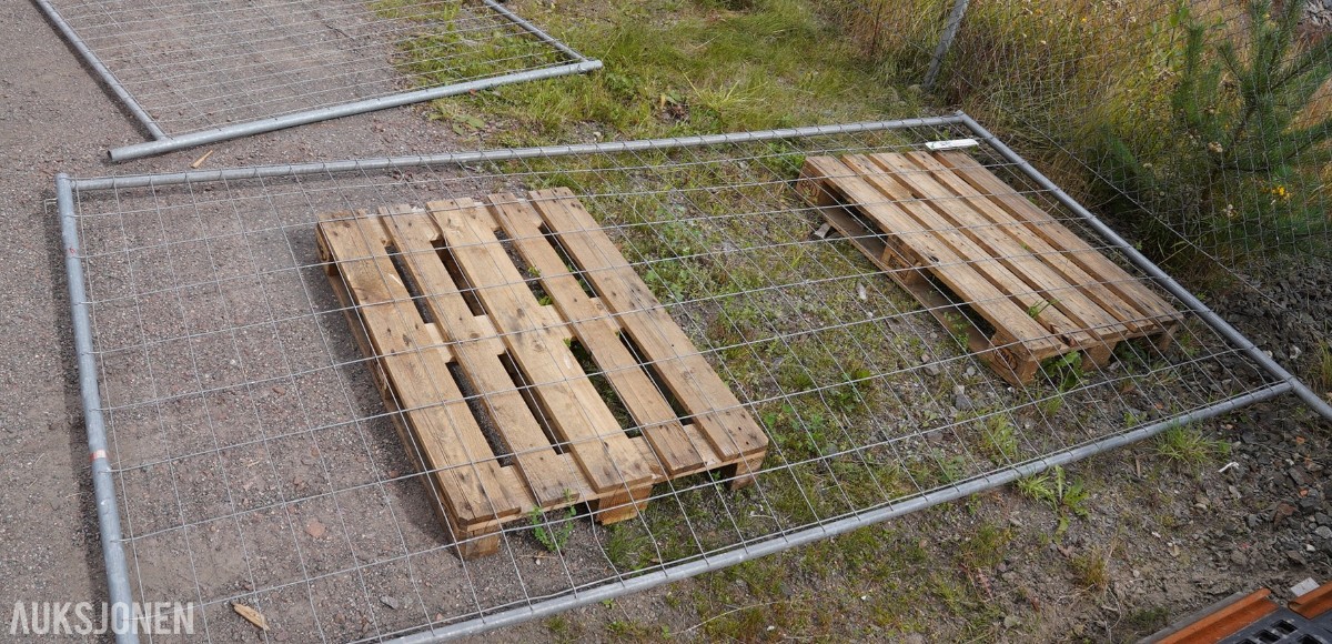 Byggegjerder / anleggsgjerder i galvanisert stål