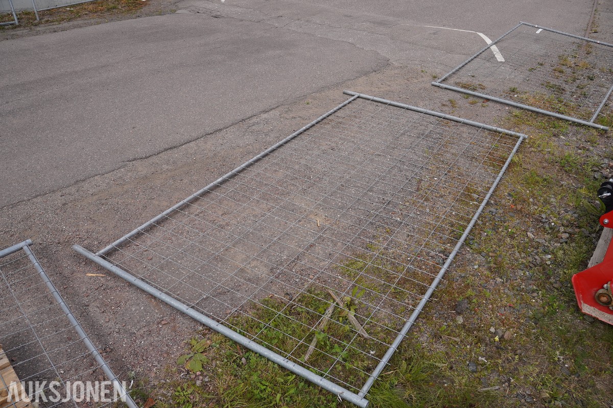 Byggegjerder / anleggsgjerder i galvanisert stål