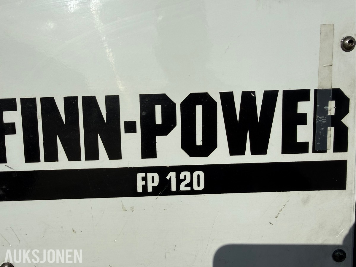 2004 Finn-Power FP120IS slangepresse – 2800 kN – Mange pressbakker – Reparasjonsobjekt
