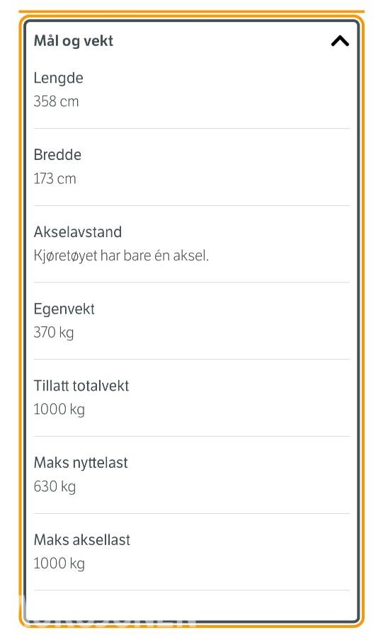 2013 Tredal T-10-UCS Skaphenger, med tiltfunksjon