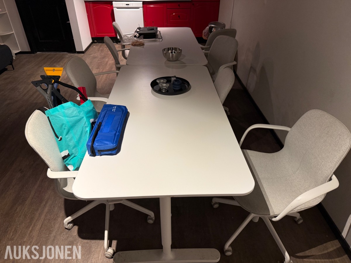 Spiserom / pauserom – møbler og løst inventar