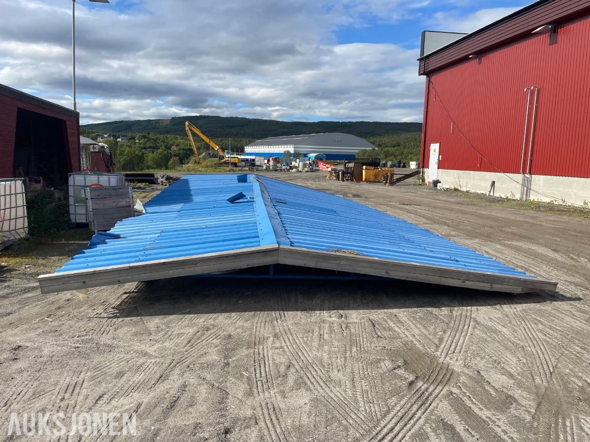 Taksystem for 40 fots containere 12x5M
