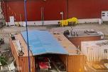 Taksystem for 40 fots containere 12x5M