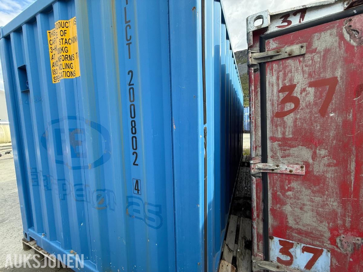 20 Fots isolert container med innlagt strøm - God stand