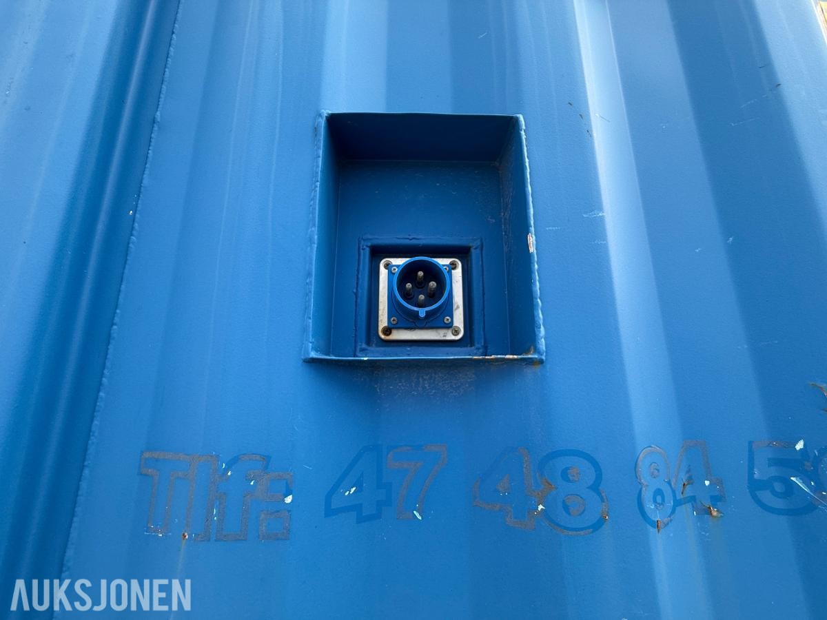 20 Fots isolert container med innlagt strøm - God stand