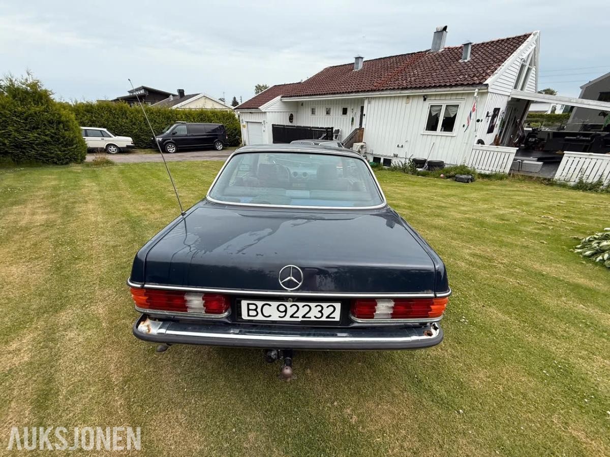 1984 Mercedes-Benz 230ce manuell soltak s+v dekk