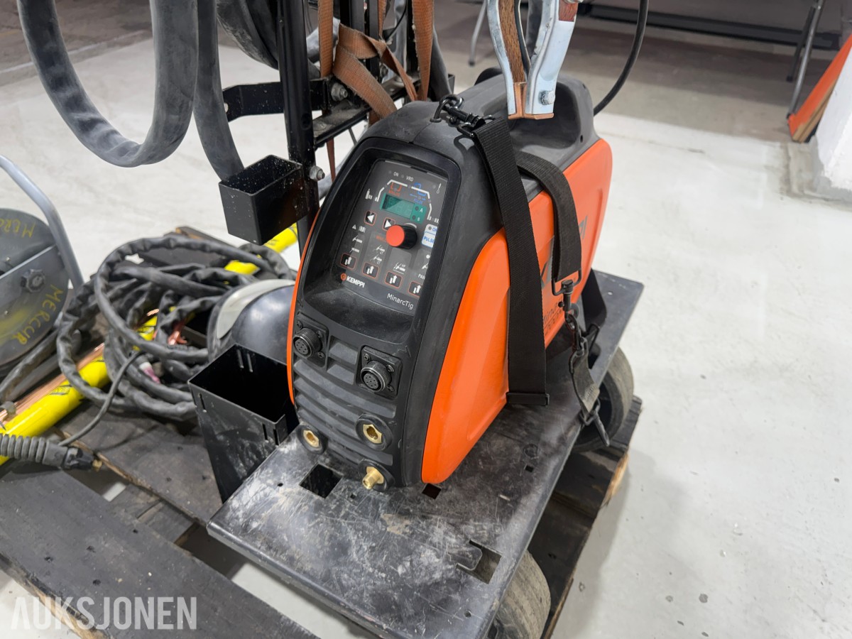 Kemppi MinarcTig Evo 200MLP TIG-sveiseapparat med sveiseutstyr