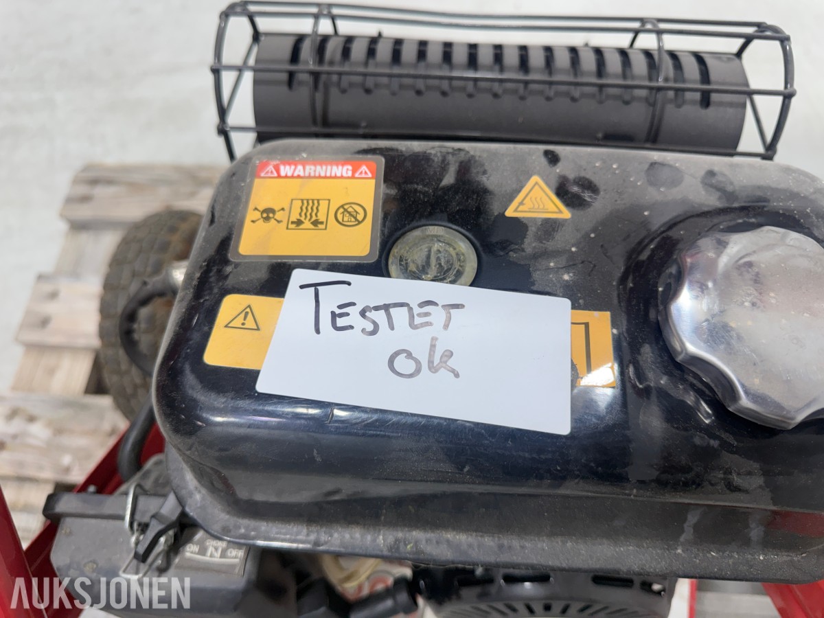 Hamron bensindrevet høytrykksspyler 225 bar – 6,5 HP