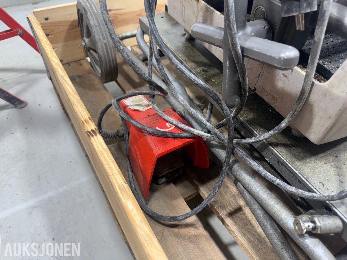 Rothenberger ROPOWER 50R gjengemaskin med rørbukker