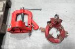 RIDGID 300 Compact rørgjengemaskin med rørverktøy og stativer