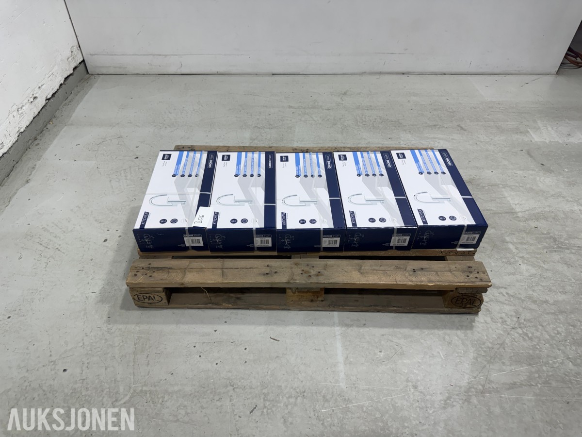 5 Stk GROHE Start 30495001 kjøkkenarmatur med avstengning