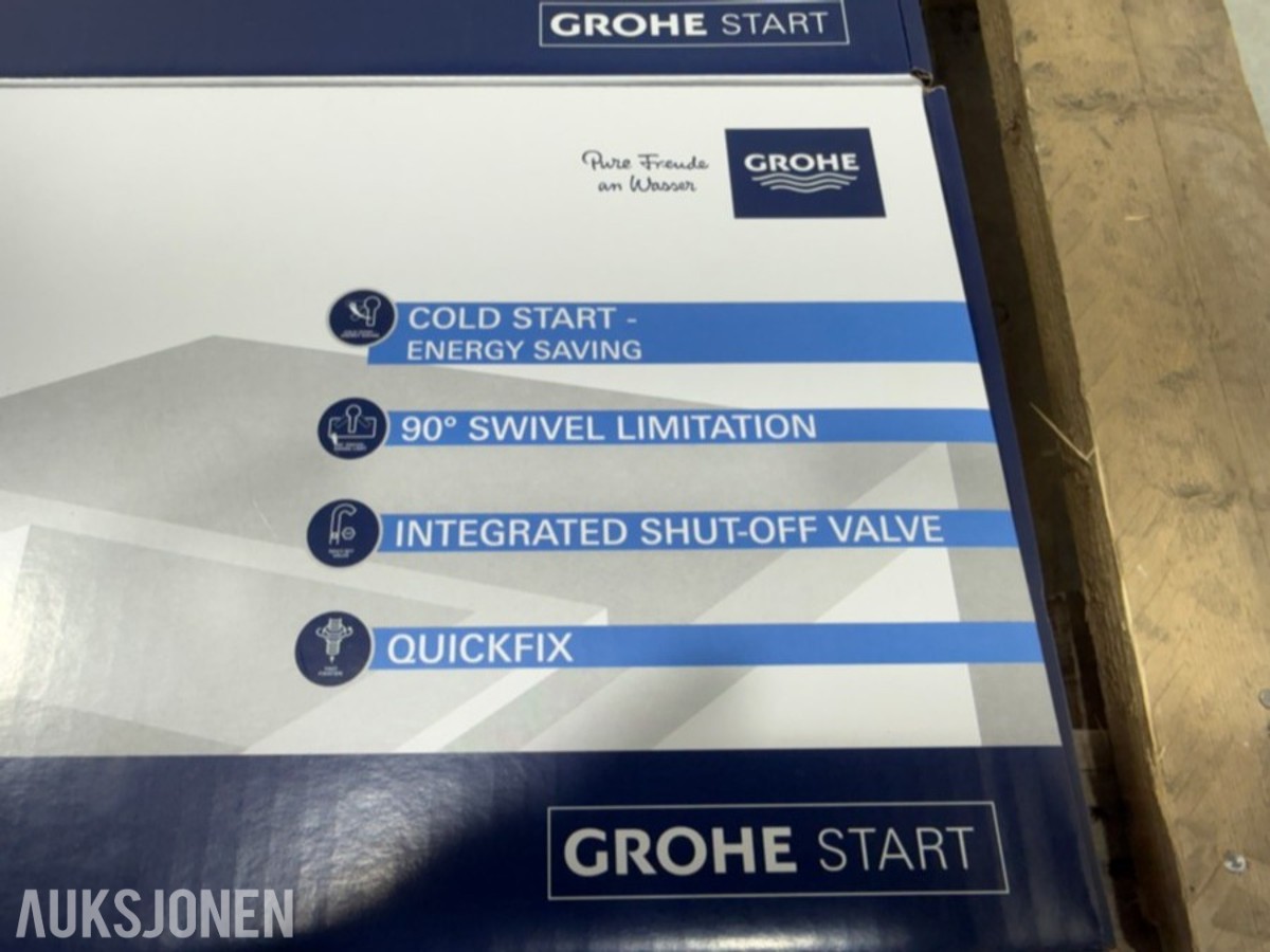 5 Stk GROHE Start 30495001 kjøkkenarmatur med avstengning