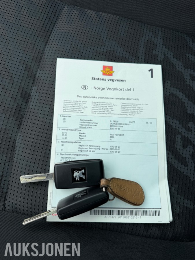 2013 Peugeot 3008 1.6 D 114 HK AUTOMAT HENGERFESTE CRUISE