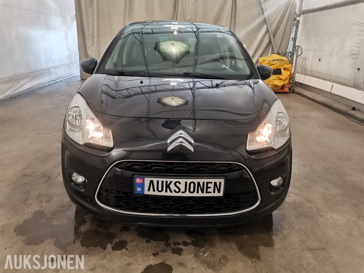 2010 Citroen C3 1.6 HDI 92HK EXCLUSIVE HENGERFESTE LAV KM CRUISE