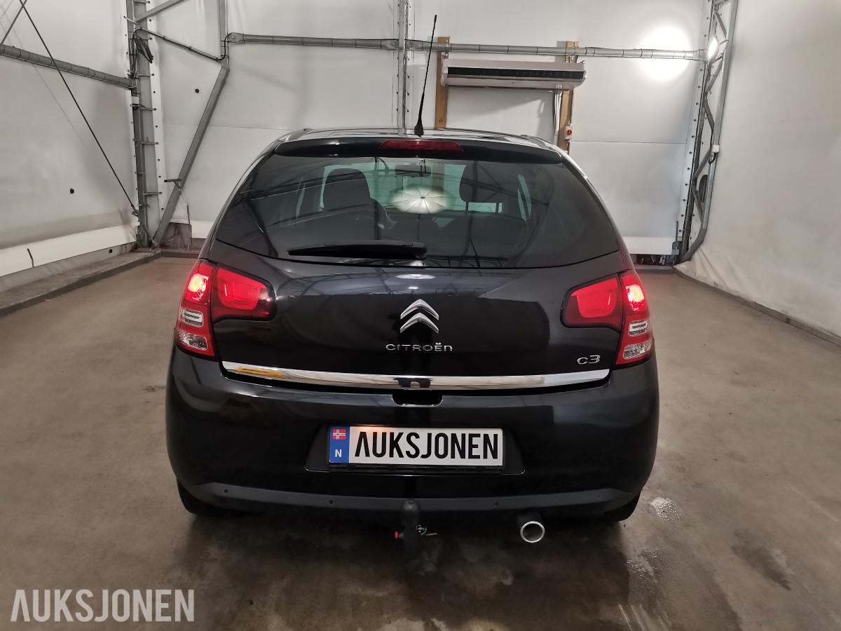 2010 Citroen C3 1.6 HDI 92HK EXCLUSIVE HENGERFESTE LAV KM CRUISE