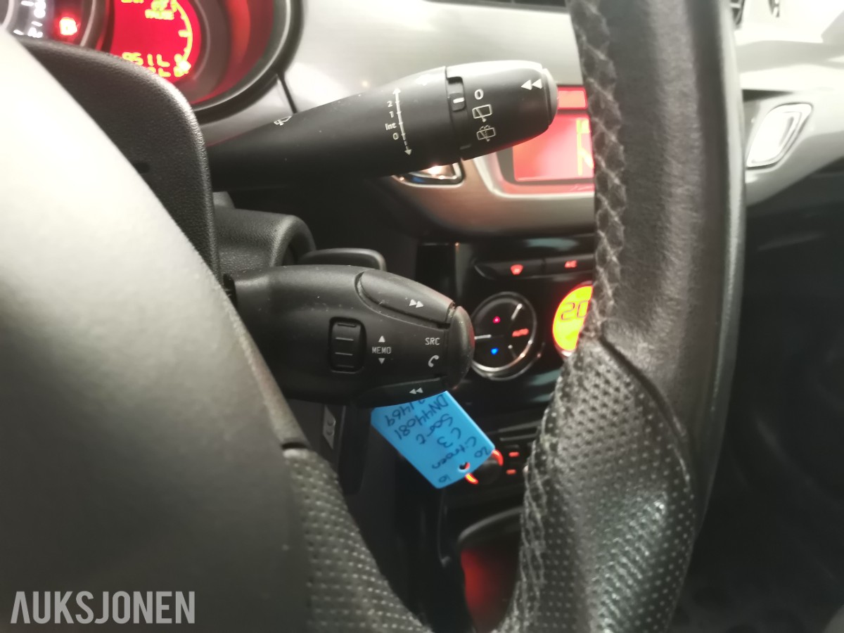 2010 Citroen C3 1.6 HDI 92HK EXCLUSIVE HENGERFESTE LAV KM CRUISE